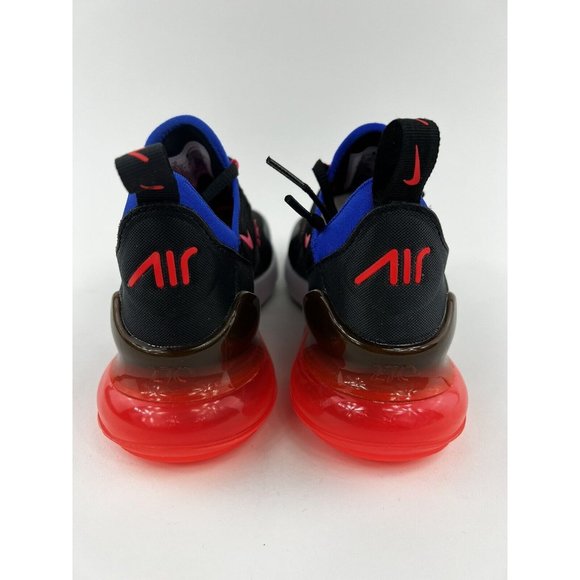 Nike Air Max 270 Black Bright Crimson Women's Size 5 Sneakers Shoes DZ4407-600 - Picture 8 of 10